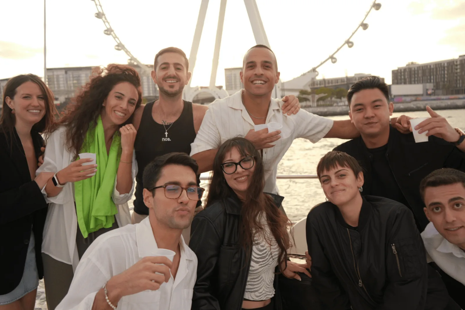 New CrewLaunchpad members at the Dubai yacht party